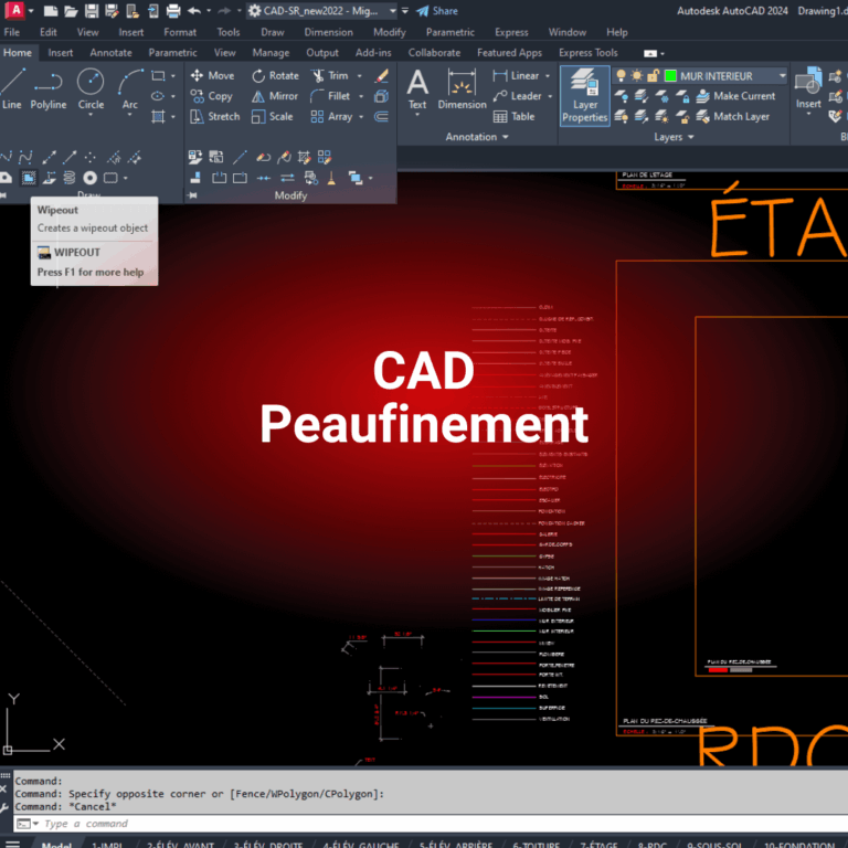 CAD Peaufinement