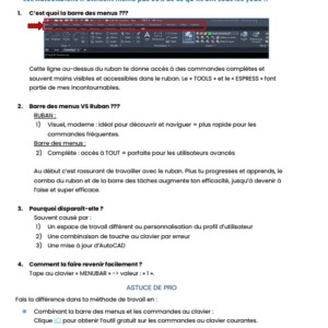 45 - Barre des menus